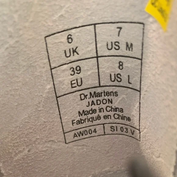Dr. Martens Jadon White Platform - Picture 7 of 9